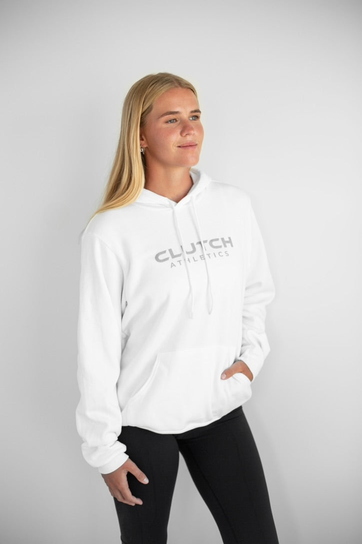 Clutch Hoodie - White - Unisex