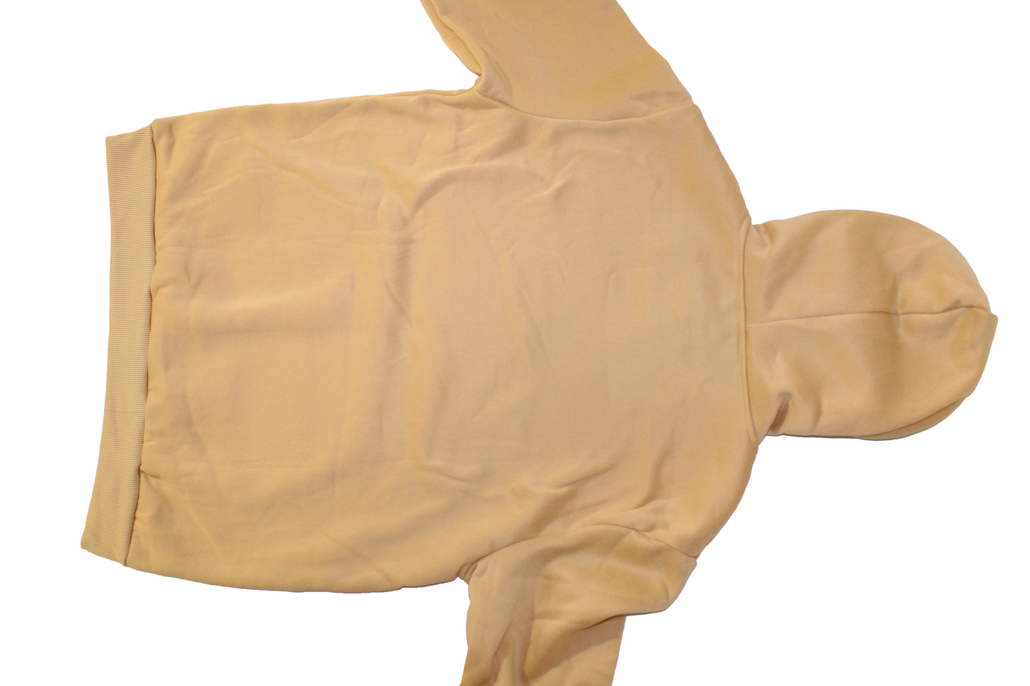 Khaki Polyester Logo Hoodie - Unisex